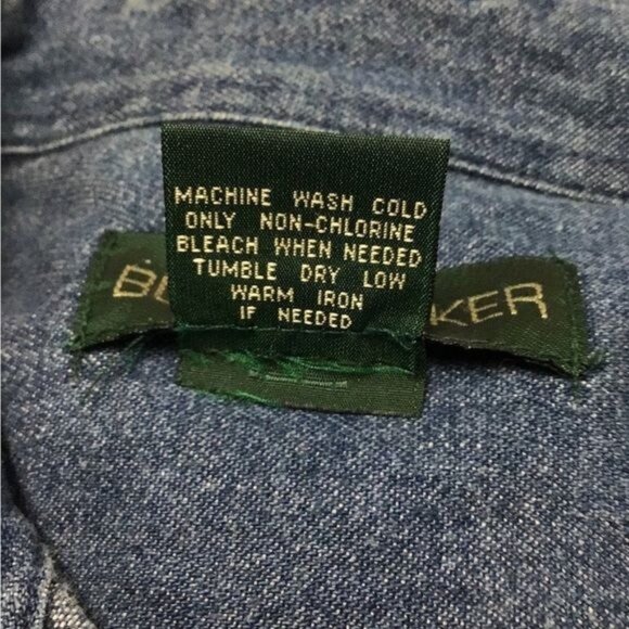 Bushwacker Vintage Women’s Long Sleeve Button Down Denim Embroidered Shirt - Picture 9 of 9